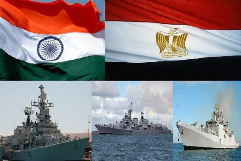latihan perang bersama India-Mesir
