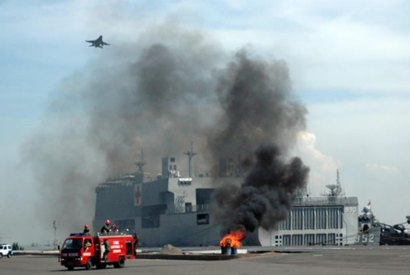 Latihan perang TNI (Ilustrasi)