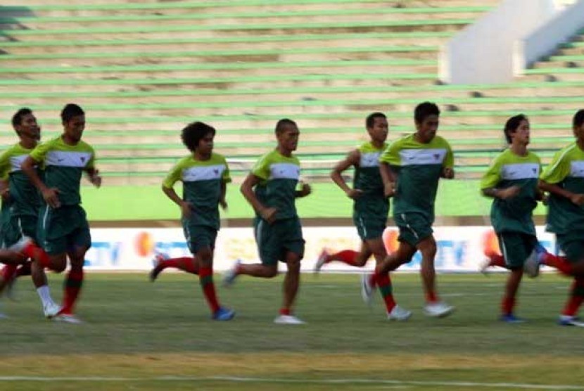Latihan Timnas Indonesia