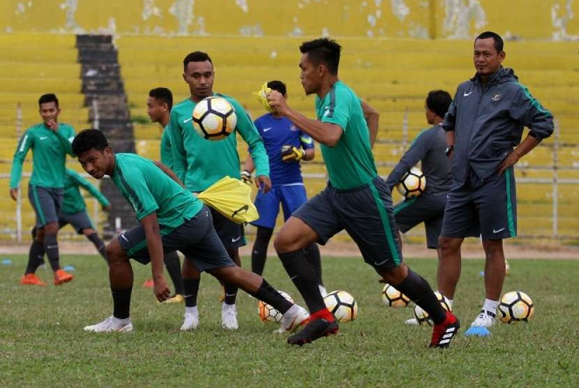 Latihan timnas U-19. (ilustrasi)