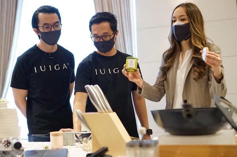 Launching aplikasi IUIGA yang telah resmi hadir di Indonesia, Rabu (12/8). 