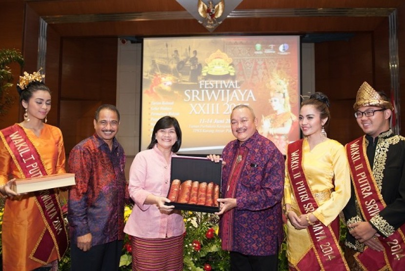 Launching Festival Sriwijaya 2015 di Balairung Soesilo Soedarman 