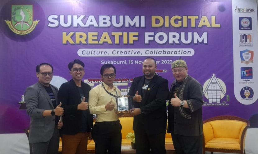 Launching Sukabumi Digital Kreatif Forum (SDKF), pada Selasa (15/11/2022), di Universitas BSI kampus Sukabumi.
