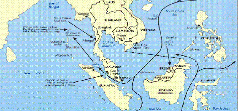 Laut China Selatan, yang jadi ladang konflik.