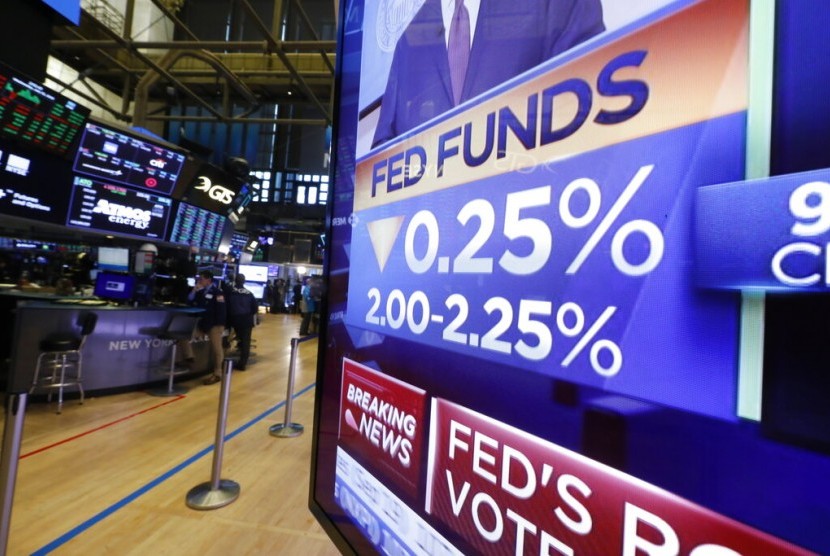 Wall Street Melemah Usai The Fed Turunkan Suku Bunga