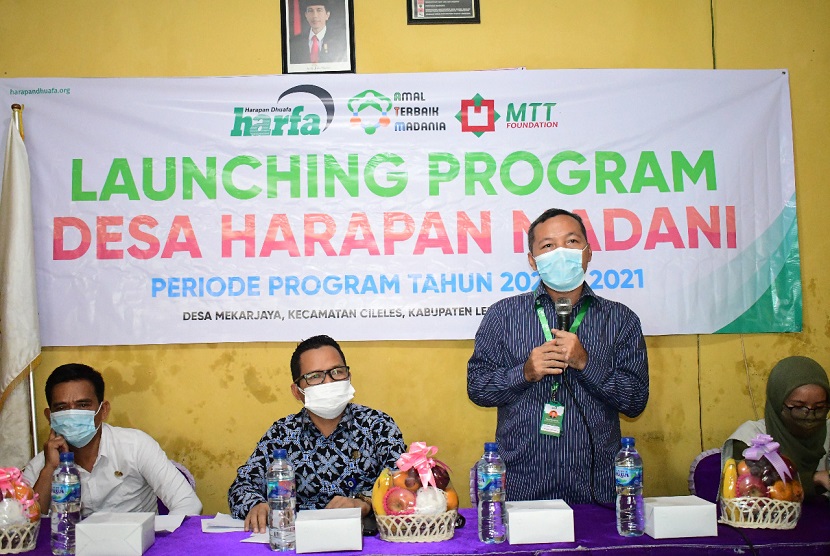 LAZ Harapan Dhuafa bersinergi dengan Amal Terbaik Madania, Muslim Tarqiyah Taqwa Foundation (MTTF) menggagas Desa Harapan Madani di Desa Mekarjaya, Kec. Cileles, Lebak, Banten.
