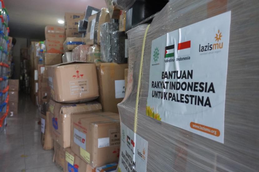LazisMu kembali mengirimkan bantuan berupa family kit ke Jalur Gaza, Palestina.