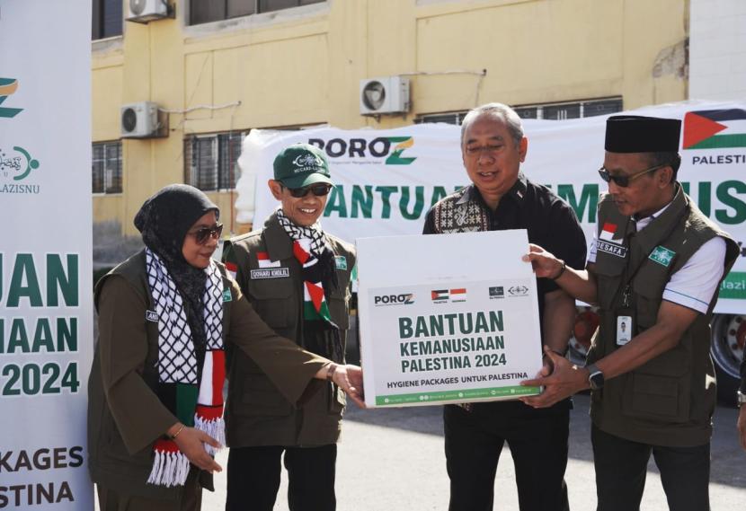 Lazisnu dan Poroz kembali salurkan bantuan untuk warga Palestina