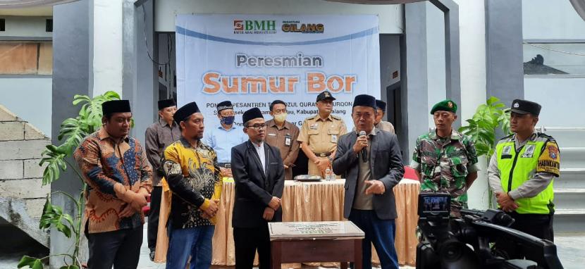 Laznas BMH bersama dengan Nusantara Gilang Gemilang meresmikan sumur bor   ke-111 di wilayah Jawa Timur.
