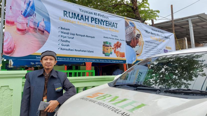 Laznas BMH meluncurkan Rumah Penyehat di Tangerang, Banten, Selasa (10/8).