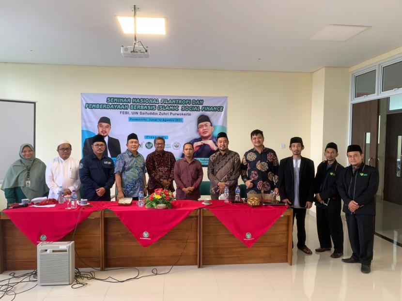 Laznas DPF dan Dompet Dhuafa bersama  UIN Saizu Purwokerto mengadakan  Islamic Social Finance(ISF) di UIN Prof  KH Saefudin Zuhri (Saizu)  Purwokerto, Jumat (12/8/2022).