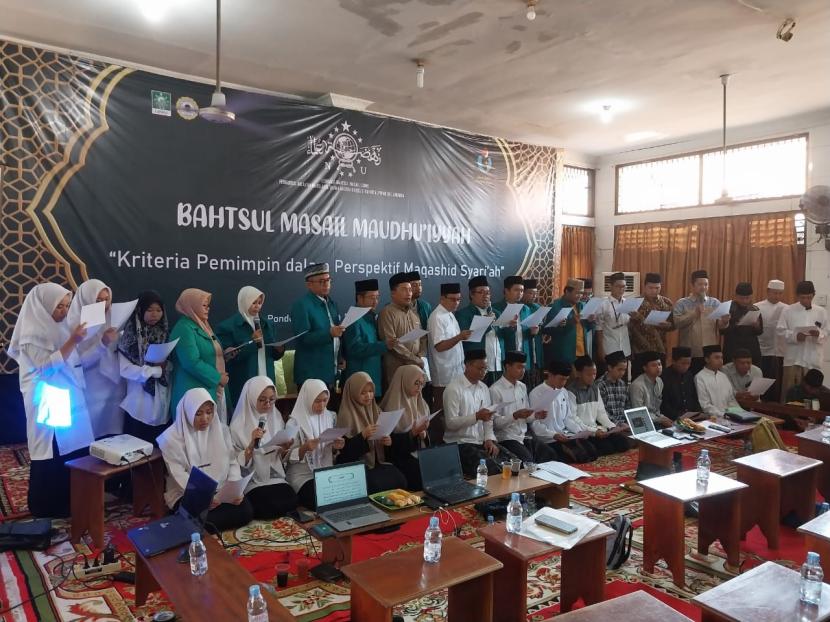 Nahdlatul Ulama Discussion at Pondok Pesantren Az-Ziyadah, Klender, East Jakarta on Saturday (21/11/2023).
