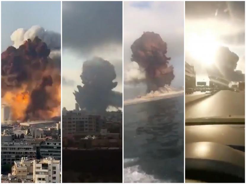 Ledakan besar di Beirut