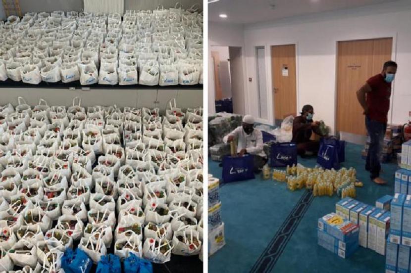 Lembaga amal Islamic Relief UK membagikan paket makanan untuk orang-orang di Skotlandia yang dianggap rentan dan kurang mampu. 