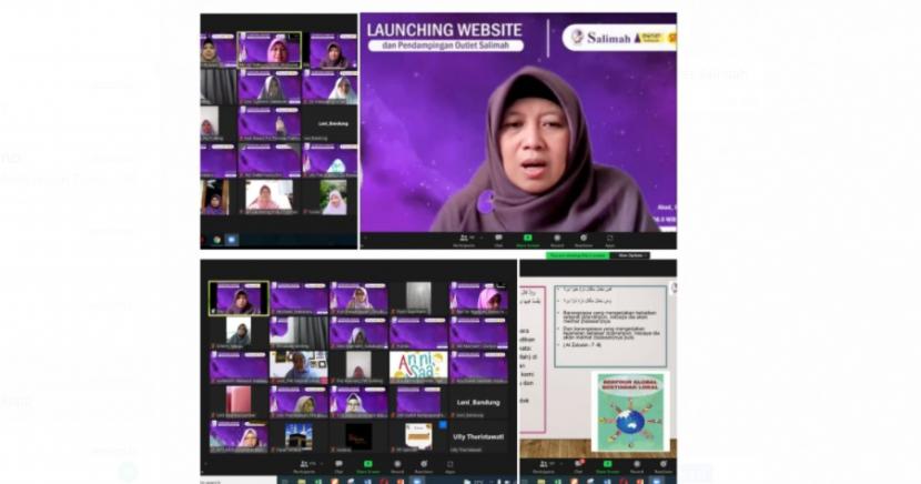 Lembaga kelengapan Salimah yakni koperasi konsumen sekunder Induk Keluarga Kossuma Indonesia (Inkossuma) meresmikan website Outlet Salimah secara online pada Ahad, 16 Januari 2022.