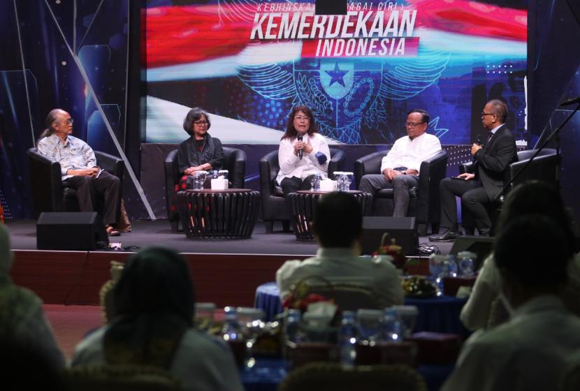 Lembaga Penyiaran Publik (LPP RRI) menggelar Talkshow Beranda Nusantara, Senin (22/8/2022). Tema yang diangkat 