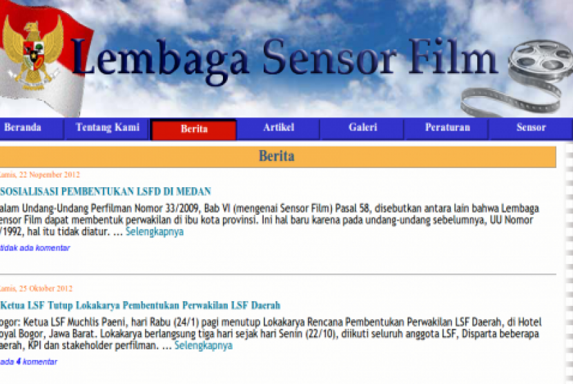 Lembaga Sensor Film (LSF).