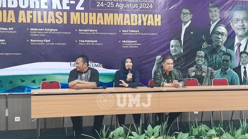 Lembaga Uji Kompetensi Wartawan Universitas Muhammadiyah Jakarta (LUKW UMJ) turut meningkatkan kapasitas wartawan Muhammadiyah pada kegiatan Jambore Ke-2 Media Afiliasi Muhammadiyah. 