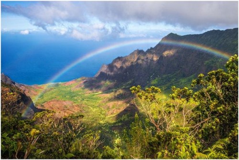 Lembah Kalalau, Hawai, AS
