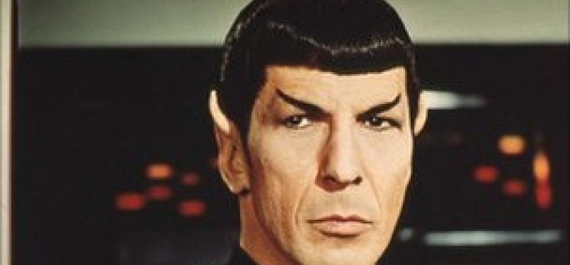 Leonard Nimoy memerankan Mr Spock dalam seri asli Star Trek.