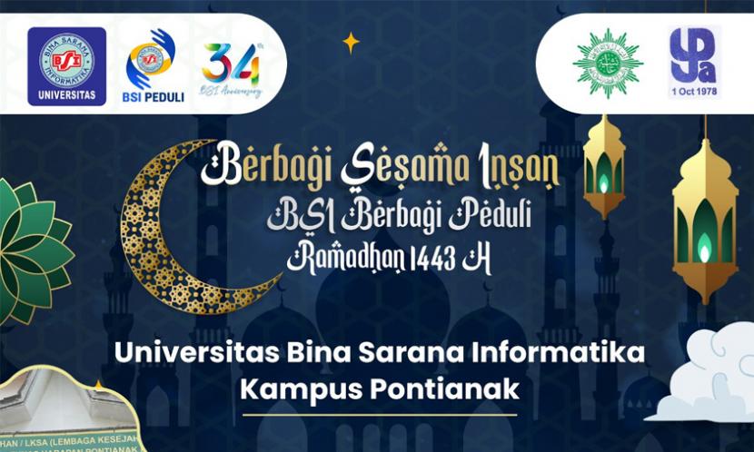 Lewat program BSI Peduli, Universitas BSI (Bina Sarana Informatika) kampus Pontianak akan mengadakan kegiatan Berbagi Ilmu.