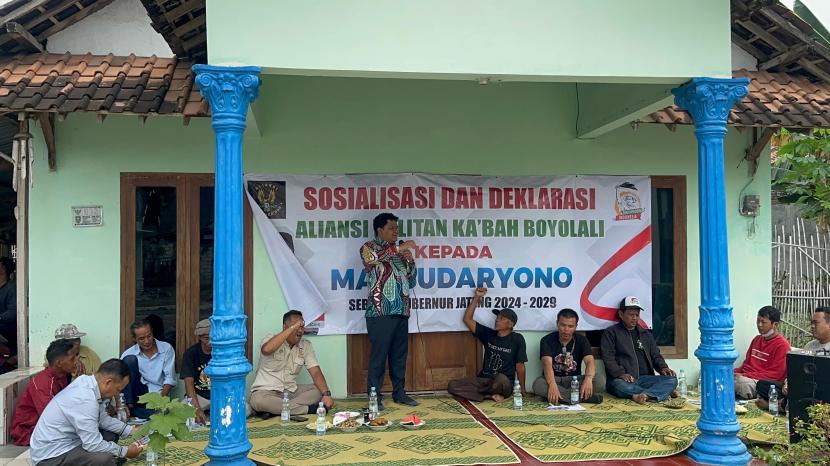 Aliansi Militan Kabah Boyolali siap memenangkan Sudaryono pada Pilgub Jateng 2024.