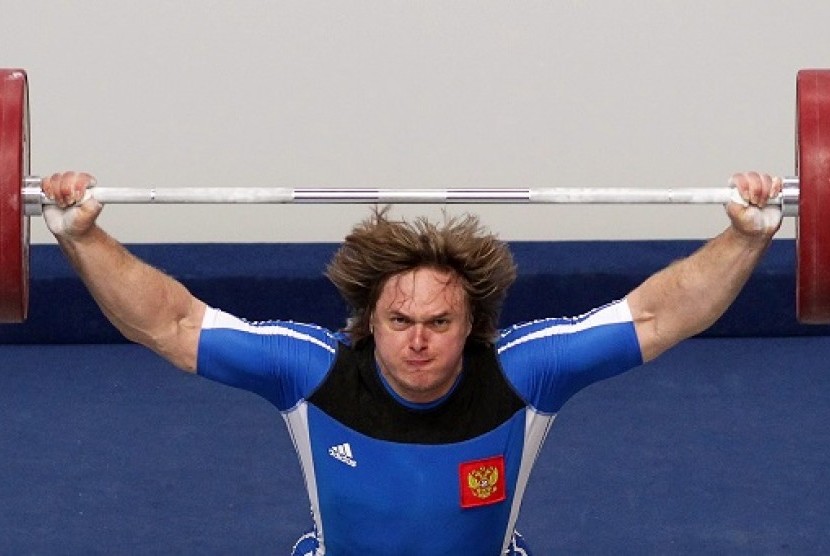 Lifter Rusia Dmitry Lapikov terjerat kasus doping.