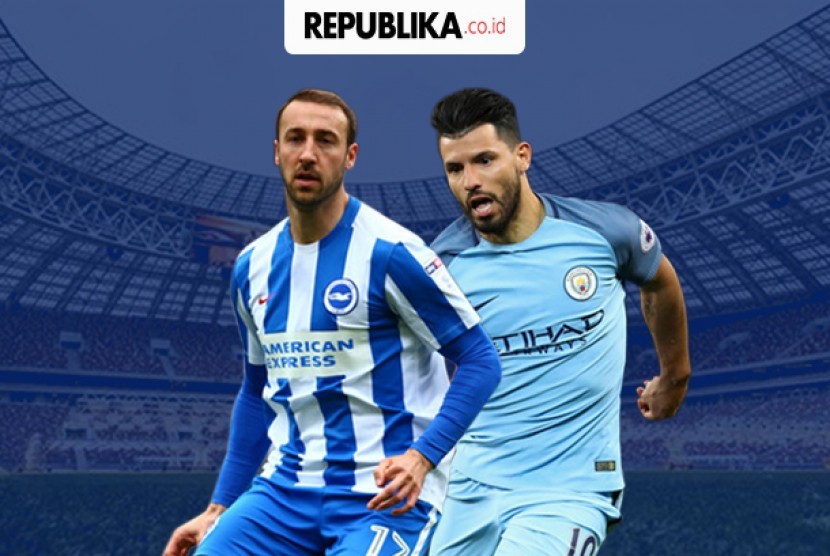 Liga Inggris, Brighton & Hove Albion Vs Manchester City