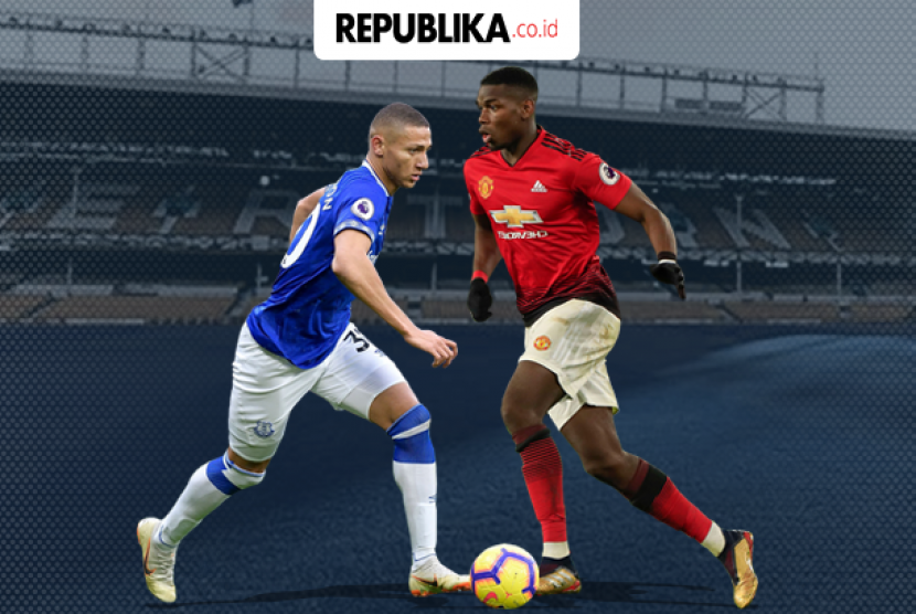 Liga Inggris, Everton vs Manchester United.