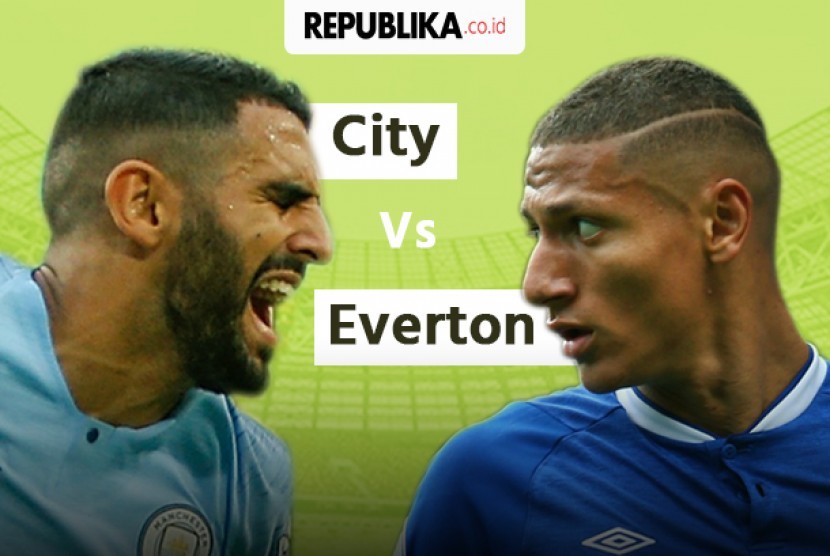 Liga Inggris, Manchester City City vs Everton.