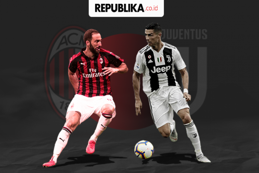 Liga Italia, AC Milan vs Juventus.