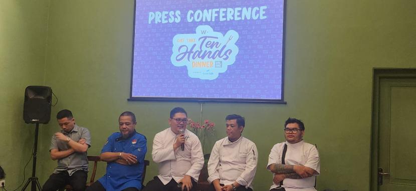 Lima Chef ternama di Bandung akan menggelar Chef table ten hands dinner 