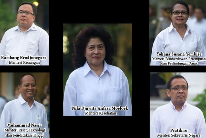 Lima guru besar di kabinet Jokowi