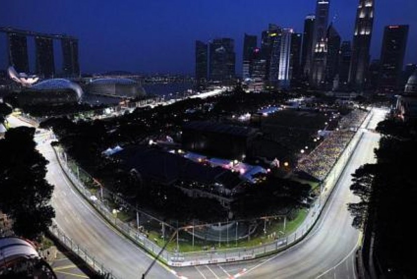Lintasan Formula 1 di Sirkuit Singapura