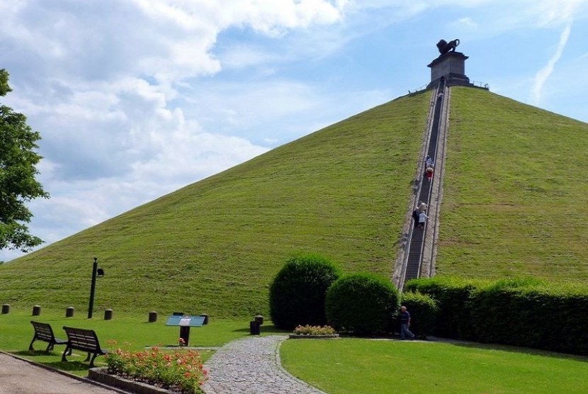 Lion's Mound di Waterloo, Belgia