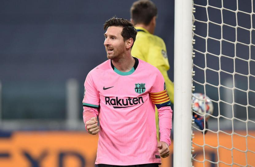 Lionel Messi menyumbang satu gol saat Barcelona mengalahkan Juventus di Turin.