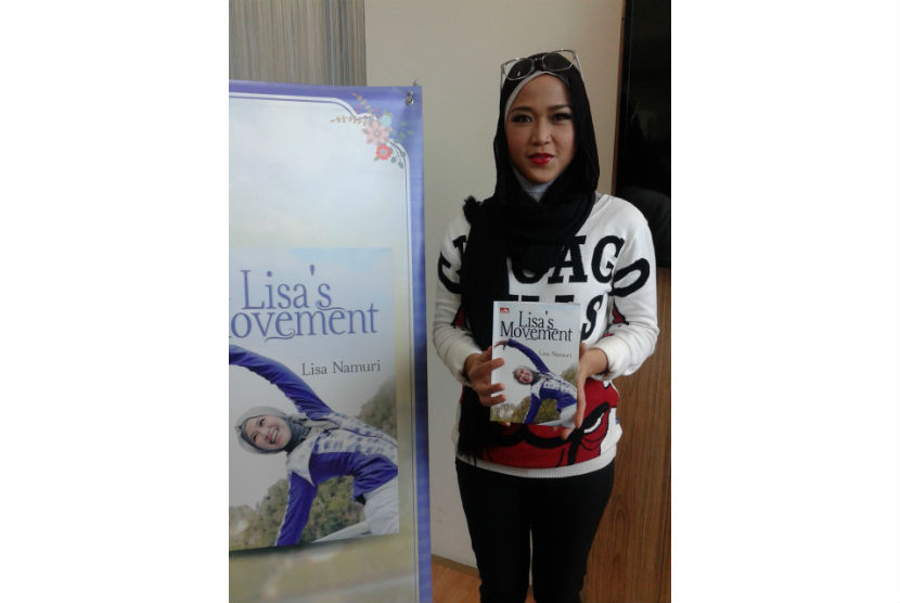 Lisa Namuri saat peluncuran buku terbarunya berjudul Lisa's Movement di Jakarta (6/2).