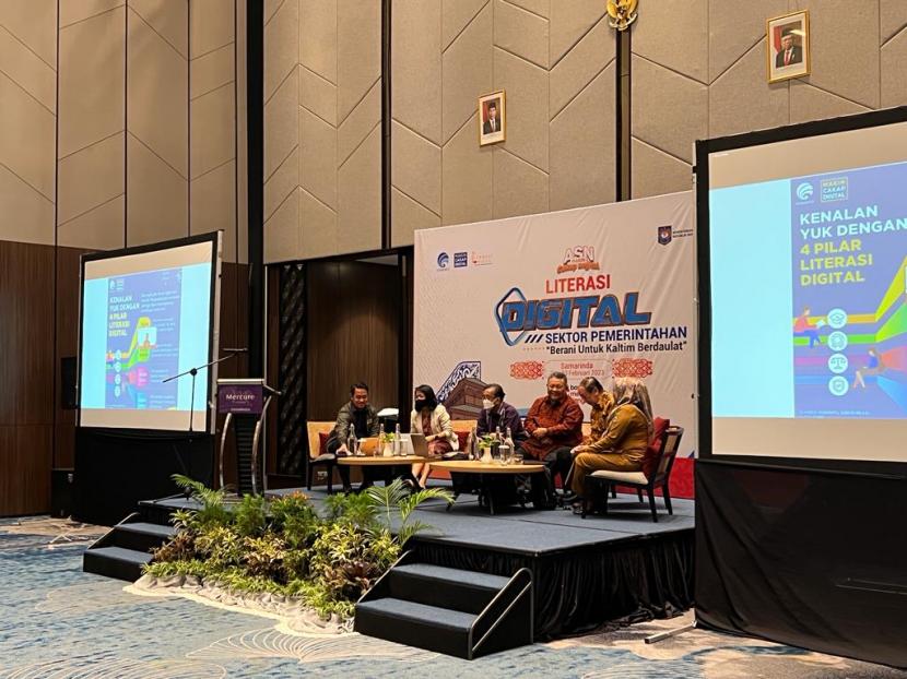 Literasi digital untuk pejabat ASN di Provinsi Kalimantan Timur berlangsung di 