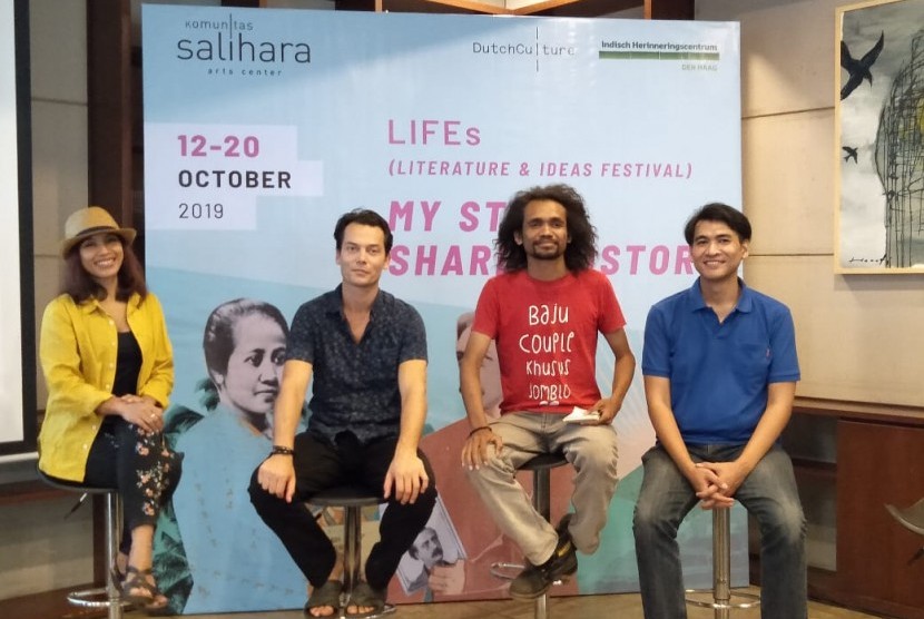 Literature and Ideas Festival (LIFEs) 2019 menggelar konferensi pers kegiatan festival bertema My Story, Shared History yang akan berlangsung pada 12-20 Oktober 2019. 