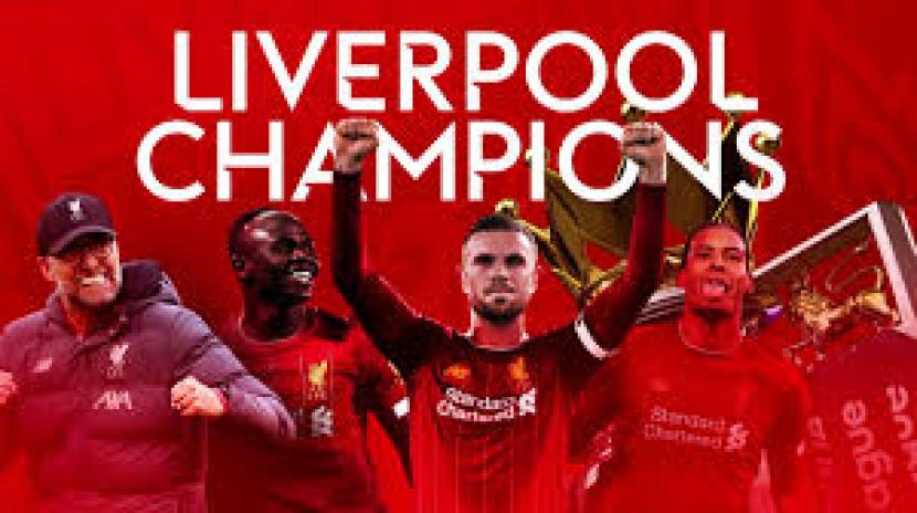 Liverpool juara Liga Primer Inggris musim 2019/2020.