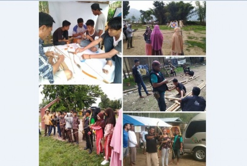  LMI hadir sejak awal dengan berbagai program kemanusiaan untuk membangkitkan semangat warga korban gempa.