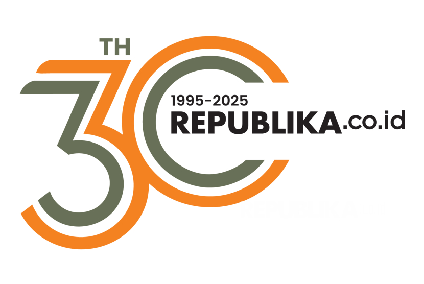 Logo 30 tahun Republika.co.id.