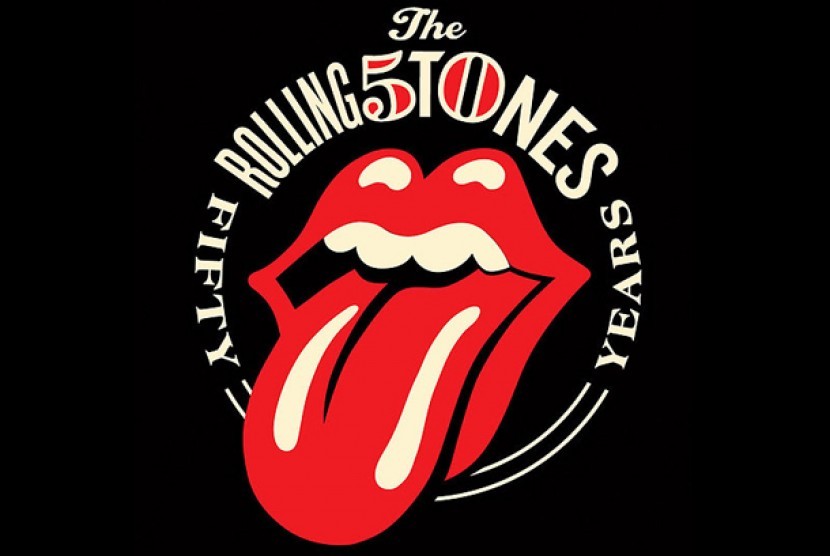 Logo 50 tahun Rolling Stones