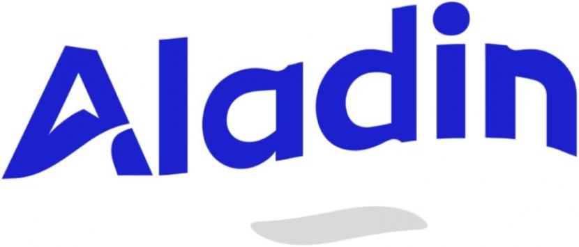 Logo Bank Aladin Syariah.PT Bank Aladin Syariah Tbk mendorong kenaikan jumlah pengguna layanan perbankan. Hal ini mengingat persentase underbanked masyarakat Indonesia masih terbilang tinggi. 