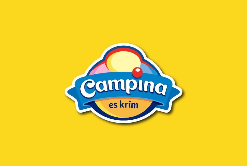 Logo baru es krim Campina