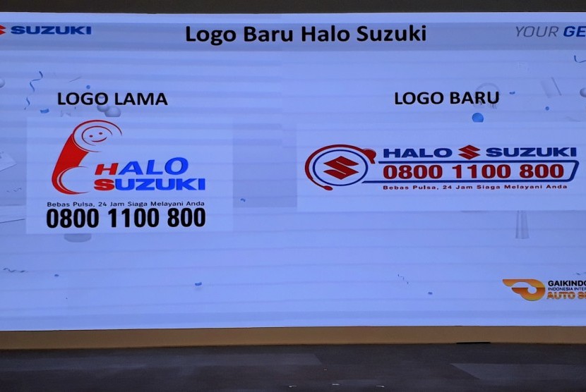 Logo baru Halo Suzuki