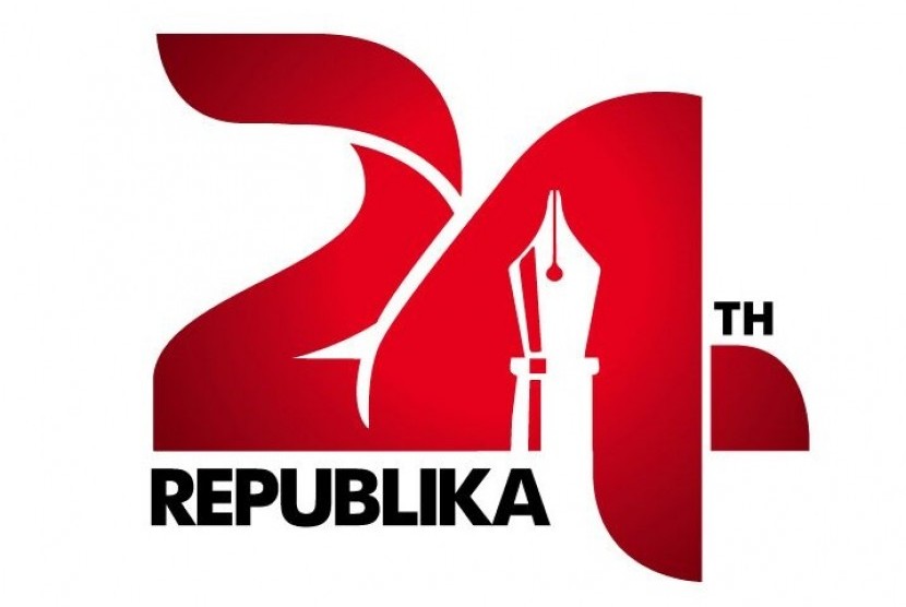 Logo HUT ke-24 Harian Republika