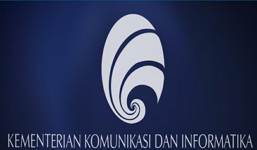 Logo Kementerian Kominfo. Pemerintah Indonesia pada Ahad (16/1/2022) telah menerima enam juga dosis vaksin Covid-19 yang dibeli langsung dari Sinovac