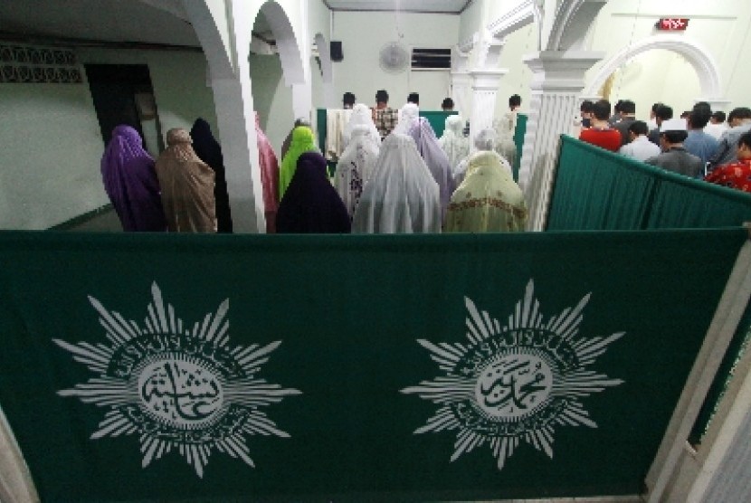 Logo Muhammadiyah di sebuah masjid (ilustrasi) 
