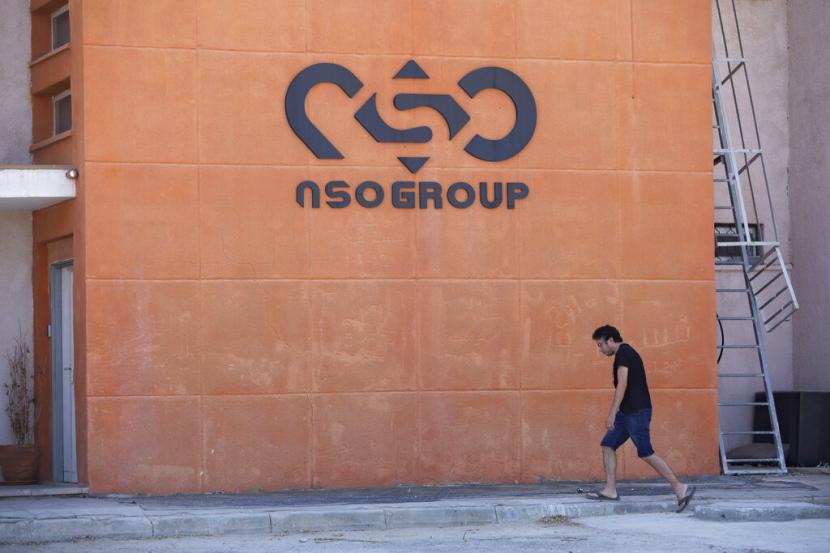 Logo NSO Group, salah satu perusahaan Israel yang masuk daftar hitam Amerika Serikat.